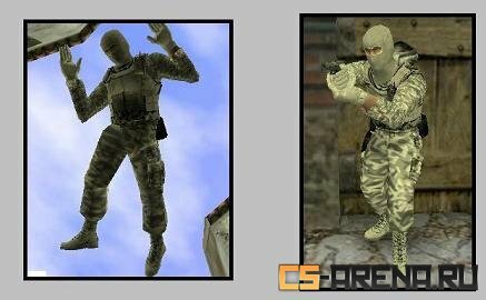 ������ ������ White winter camo Arctic!