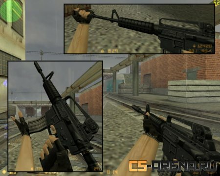 High Detailed m4a1 (HD Texture)