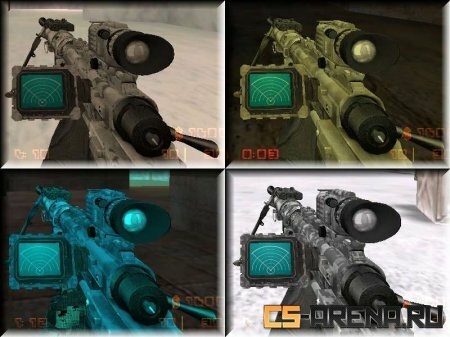 AWP Intervention camo w thermal scope