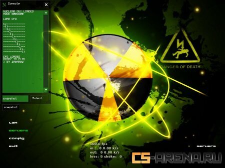 Nuclear Bomb Counter-Strike 1.6 GUI