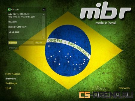 Made in Brazil Counter-Strike 1.6 GUI