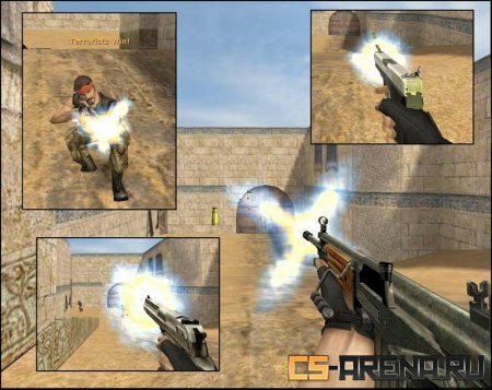 Blue-Yellow Muzzleflashes