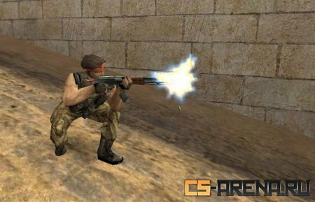 Blue-Yellow Muzzleflashes