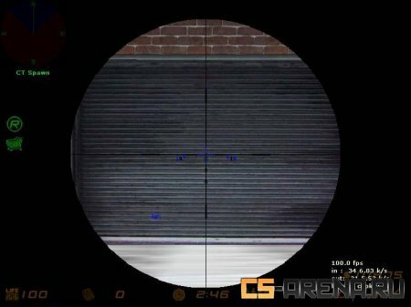 Black And Blue Sniper Scope