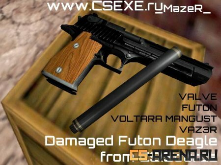 Damaged Futon Deagle from CS:Source