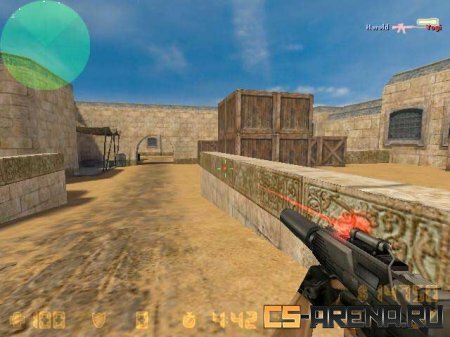 Black TMP With Laser Sight