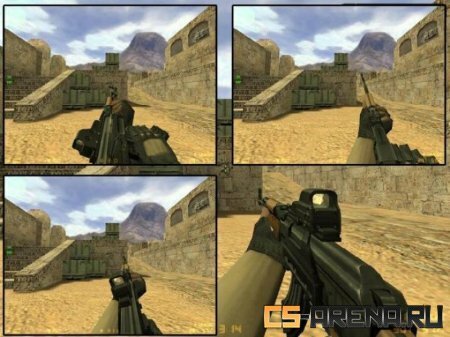 ��-47 � ��������� Red dot, Acog, Eotech