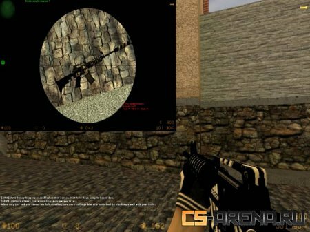 Adidas M4a1 from CSS adn M4a1 DMG anims