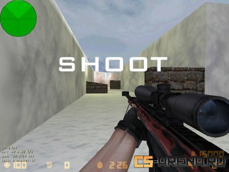 MW2 Barrett.50cal Red Tiger CAMO