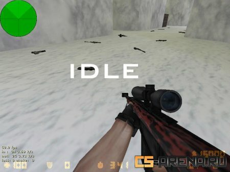 MW2 Barrett.50cal Red Tiger CAMO