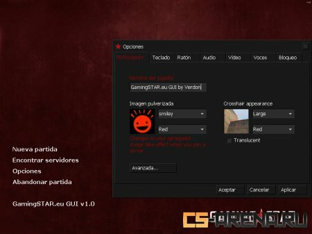 GamingSTAR GUI v1.0